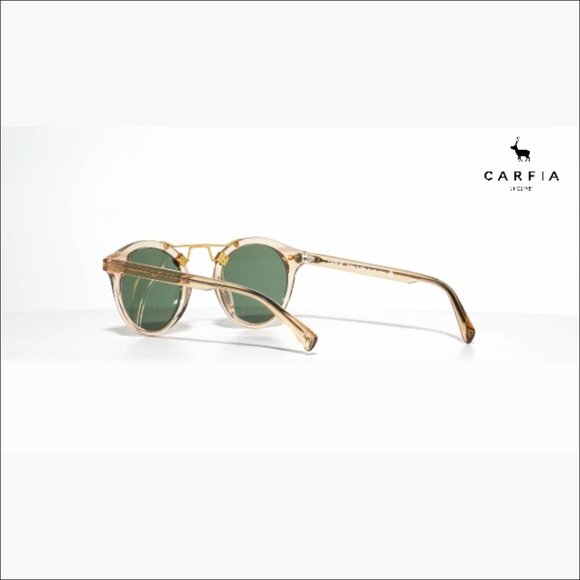 Acetate Polarized Sunglasses for Women Retro Round Eyewear main image 7
